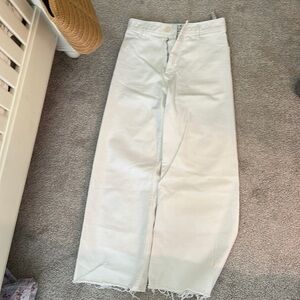 Zara marine pants white